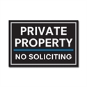 Picture of ITEM P9 - NO SOLICITING