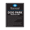 Picture of ITEM A2 - DOG PARK RULES