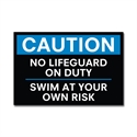 Picture of ITEM A15 - NO LIFEGUARD ON DUTY