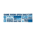 Picture of ITEM A28 - GAME ROOM RULES